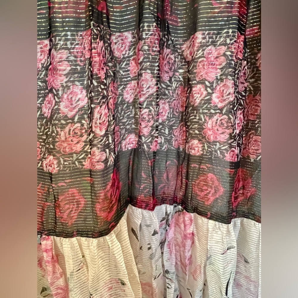 NEW no Tags Anthropologie x Mynah's Reynu Taandon Embroidered Maxi Dress sz 16 - Picture 3 of 8